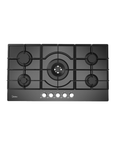 Midea Built-in Gas Hob 5 Burners – 90 cm – Black