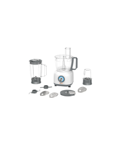 Koolen Food Processor 800 Watt, 1.2 Liter, 2 Speed, White - 801102005