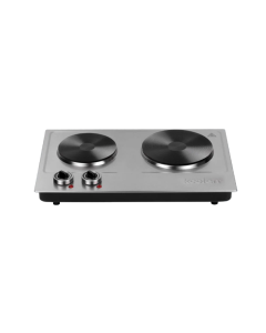 Koolen Double Electric Hob 1000W + 1500W, Hot Plate Made of Stainless Steel - 816105004