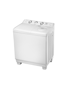 Crafft Twin Tub Washing Machine, 9 kg, White - CTT1B9W