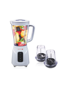 Dots Blender ,500W, 1.5L Plastic Jar, grinder ,chopper cup, White - BLD-6004