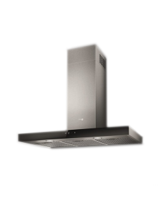 Kitchen Line hood 90 cm, black cap, touch panel, turbo, carbon filter - CAPIX/F/90