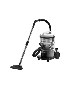 Hitachi Vacuum Cleaner Drum 2200 Watts, 21 L Gray - CV-960F SS220 PG