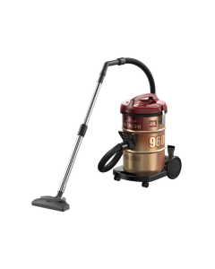 Hitachi Vacuum Cleaner Drum 2200 Watts, 21 Liters, Wine Red - CV-960F SS220 WR