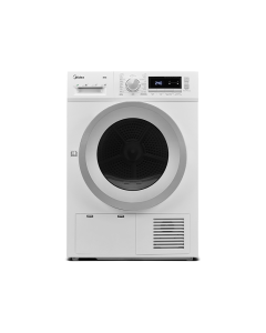 Midea Dryer Front Load – Condensing – 8 Kg Drying – 16 Programs – White – MDG80C