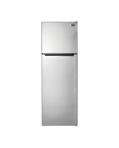 Frego Double Door Refrigerator 5.9 Cu Ft, 168 Liters, Silver, Manual Control