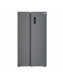 Frego Side-by-Side Refrigerator, 20 Feet, 562 Liters, Steel Color, Inverter Compressor