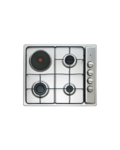 Kitchen Line Hob 60 cm 3 Gas Burners + 1 Electric Burner Italian Zepa G4015