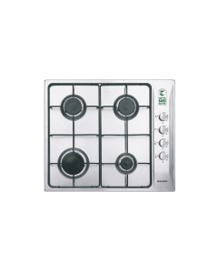 Glem Gas Built in Gas Hob , 4 Burner, 60 cm, Electronic Ignition, Steel - GTL64IX
