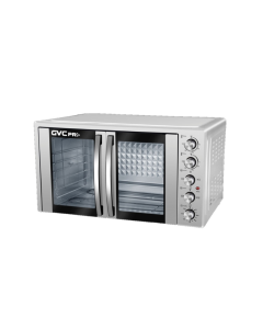 GVC PRO 2 Door Oven 80 L silver - GVOV-802D S