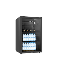 GVC-PRO Display Refrigerator with Glass Door, 7 Cu Ft, Black