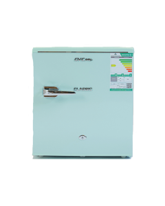 GVC Pro Classic mini bar refrigerator, modern design, Green 48 L.
