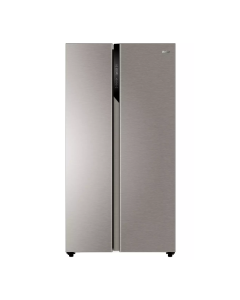 Haier Side by Side Refrigerator, 11.9Cu.ft, Freezer 5.9Cu.ft, Twin Inverter, Humidity Control,Grey