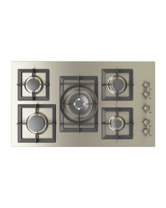 Kitchen Line Gas Hob 5 Burners Triple Burner 90cm – Italian- J5020