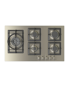 Kitchen Line Gas Countertop - 5 Burners - 90 cm - Italian - JW5020