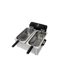 koolen Double Deep Fryer 2800W 6L Silver - 816102013