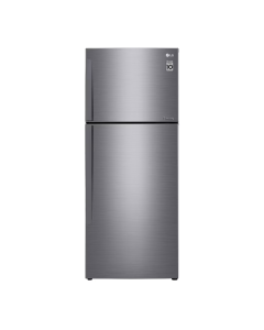 LG 2-Door Top Freezer Refrigerator, Inverter, Multi Air Flow, 14.9 Cu. Ft, 422 L, Silver - LT16GBBSHM