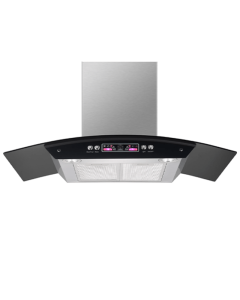 Turbo Line Pyramid Hood, 90 cm, Stainless Steel/Glass -TG02-90