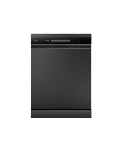 Midea Dishwasher – 9 Programs – 15 Place Settings – Black 